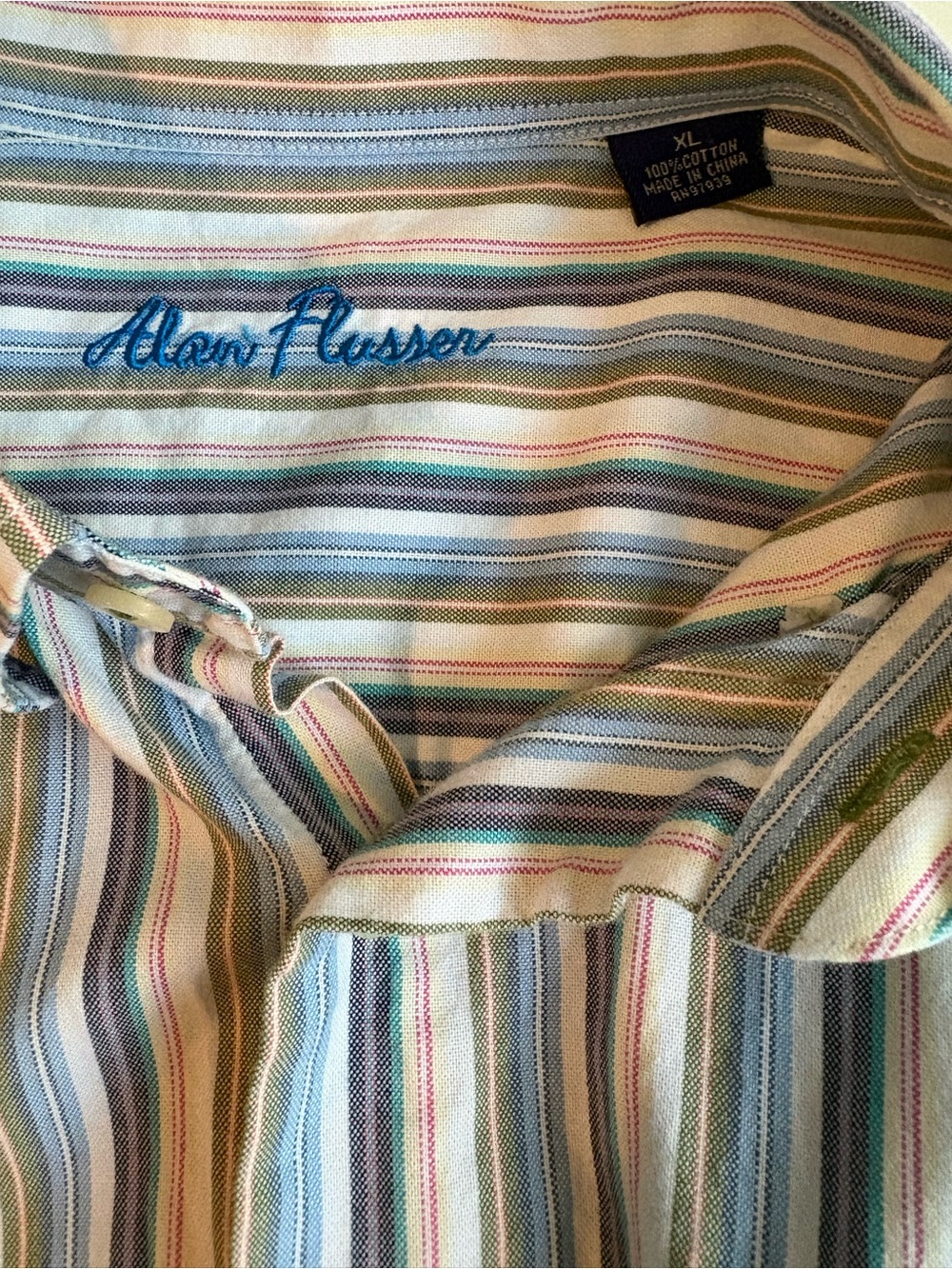 Alan Flusser Vertical Striped Button-Down Shirt